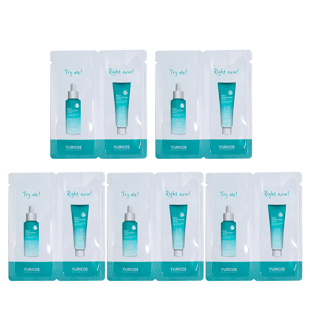 【FREE GIFT】Yuricos Daily Madecassoside Sachet (Cream & Serum) 5s 【Not for sale】