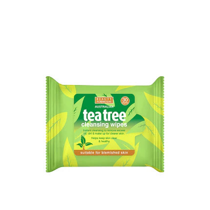🎁 【Free Gift】Beauty Formulas Tea Tree Cleansing Wipes 30s x 1 (EXP-19/03/2026) (100% off)