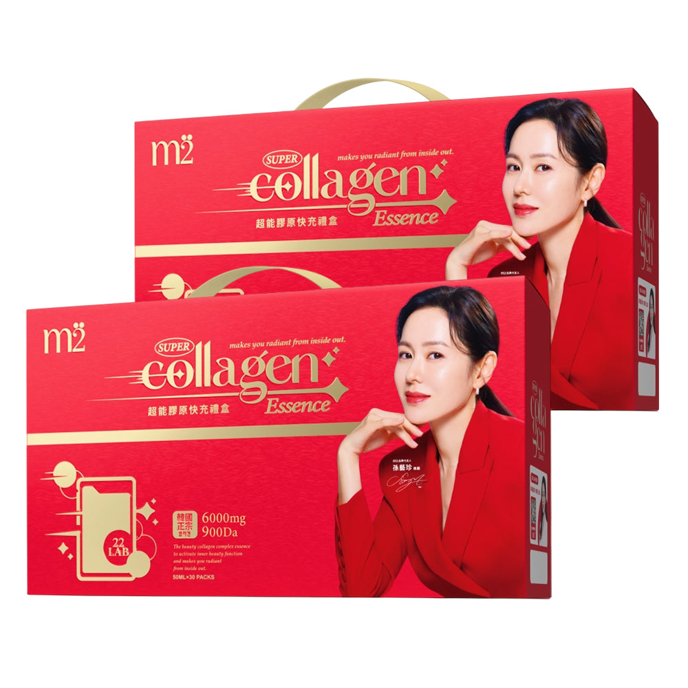 M2 Super Collagen Drink 6000mg 30s x2 Boxes