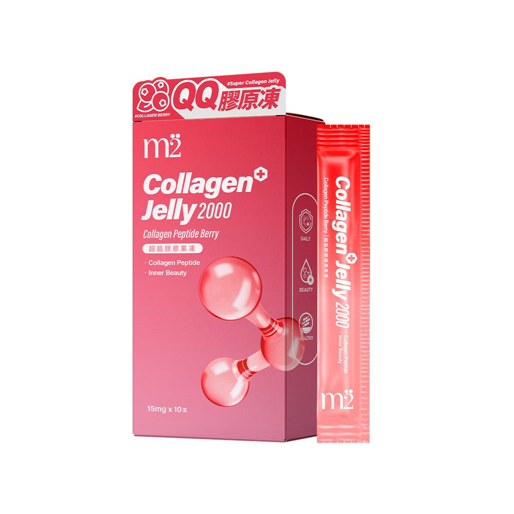 M2 Collagen Jelly 2000 Peach Flavour 10s