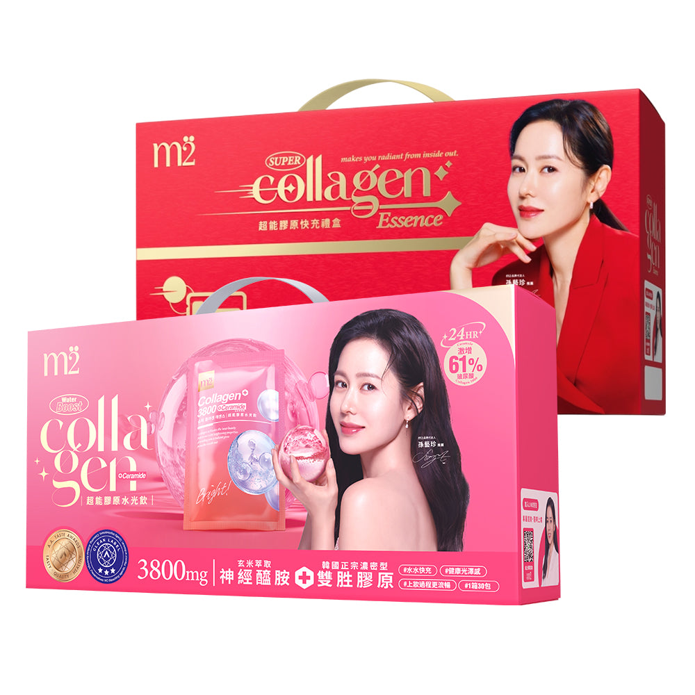 M2 Super Collagen 3800 + Ceramide Drink 30s+M2 Super Collagen Drink 6000mg 30s
