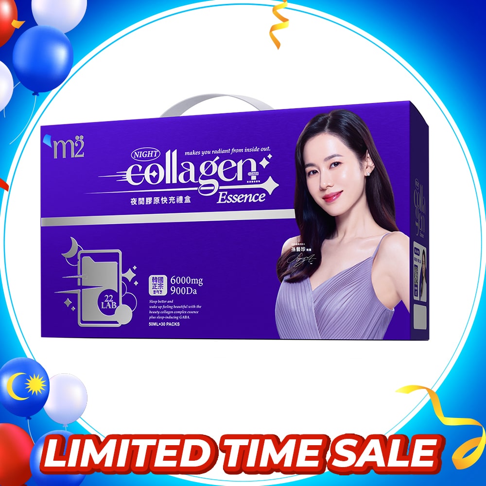 M2 Super Collagen Night Drink + GABA 6000mg 30s