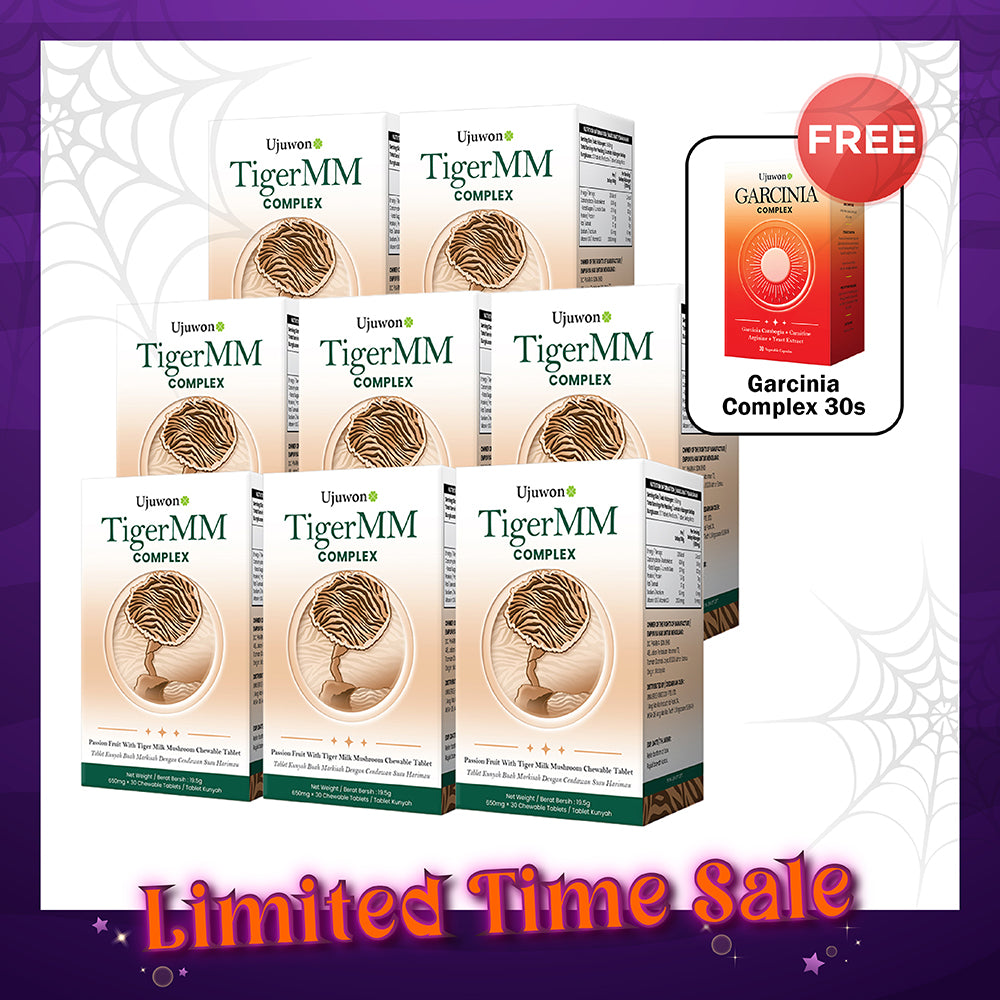 Ujuwon TigerMM Complex 30s x 8 Boxes + Free Garcinia Complex 30s