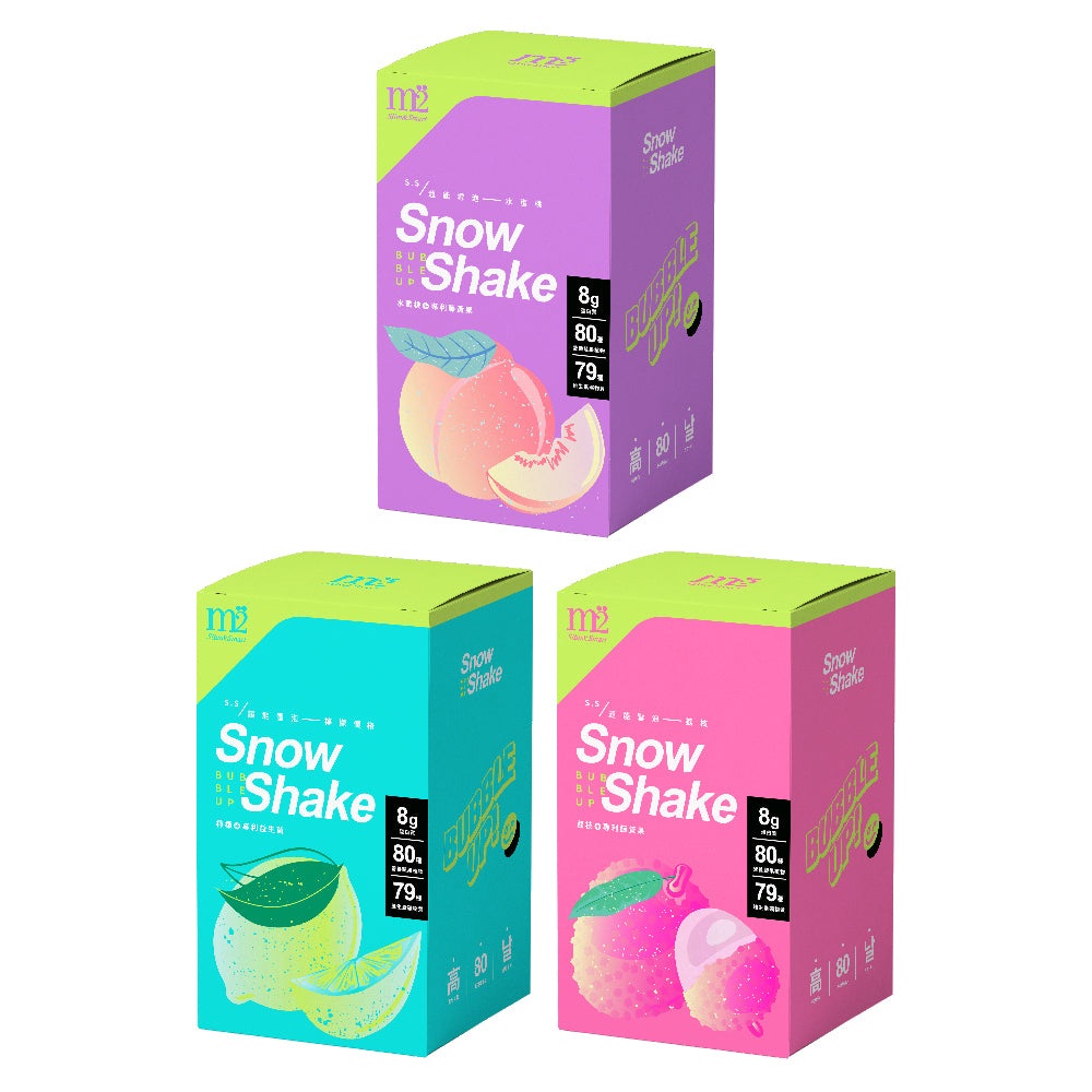 M2 Snow Shake ( Lemon Yogurt 7s / Litchi 7s / Peach 7s )