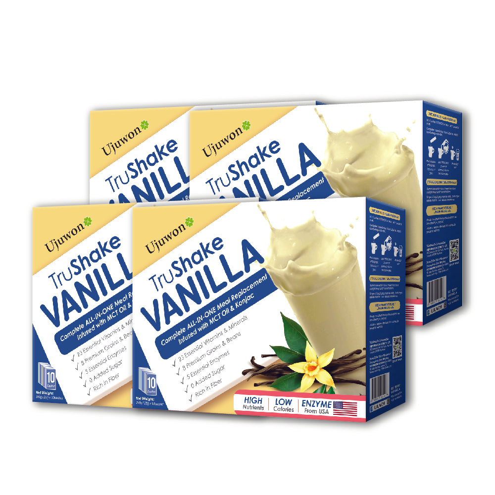 【Bundle of 4】Ujuwon AiO Meal Shake Vanilla 10s x 4 Boxes